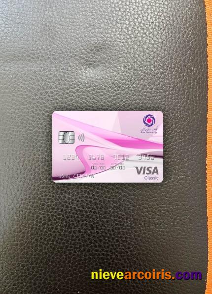 Iran Zamin Bank visa classic card photolook